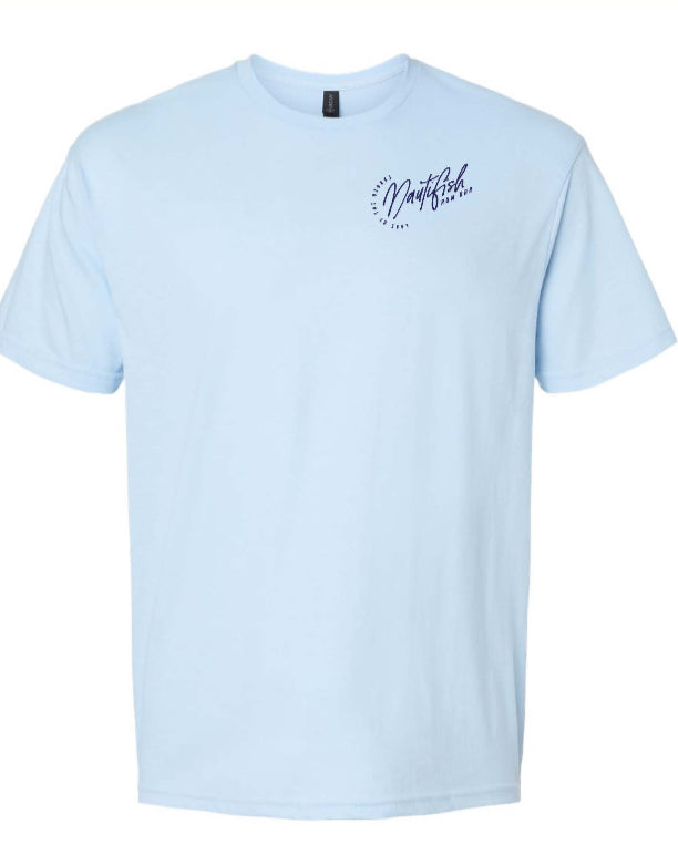Rum White and Blue T-Shirt