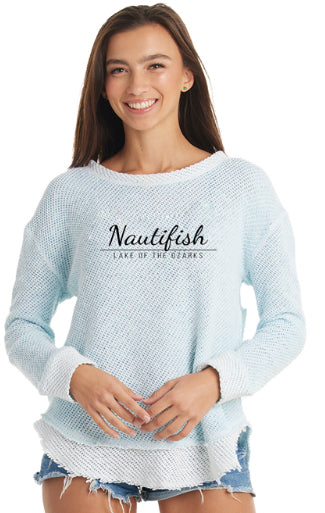 Nautifish Waffle Crew Neck