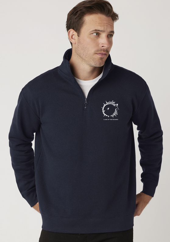 Navy Quarter Zip