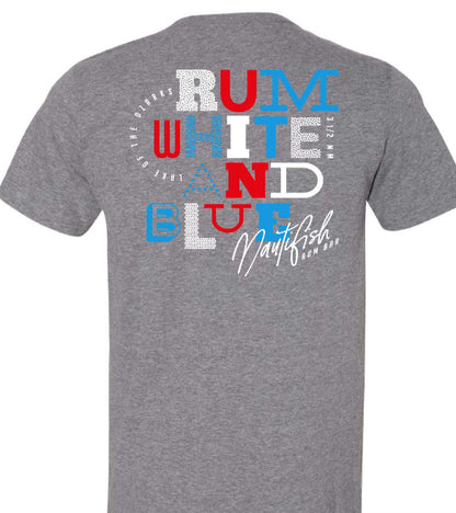 Rum White and Blue T-Shirt