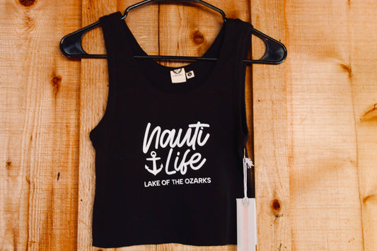 Nauti Life Anchor Crop Top