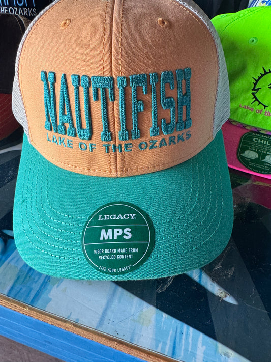 Coral/blue Hat