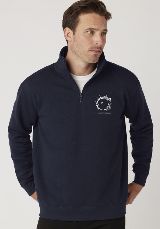 Navy Quarter Zip