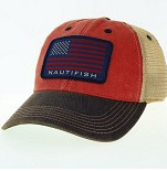 Scarlet American Flag Hat